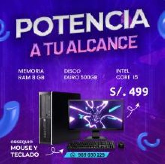 Eficiencia renovada PC Core i5 2da gen en venta. Rendimiento comprobado a un precio irresistible. Aprovecha esta oportunidad 